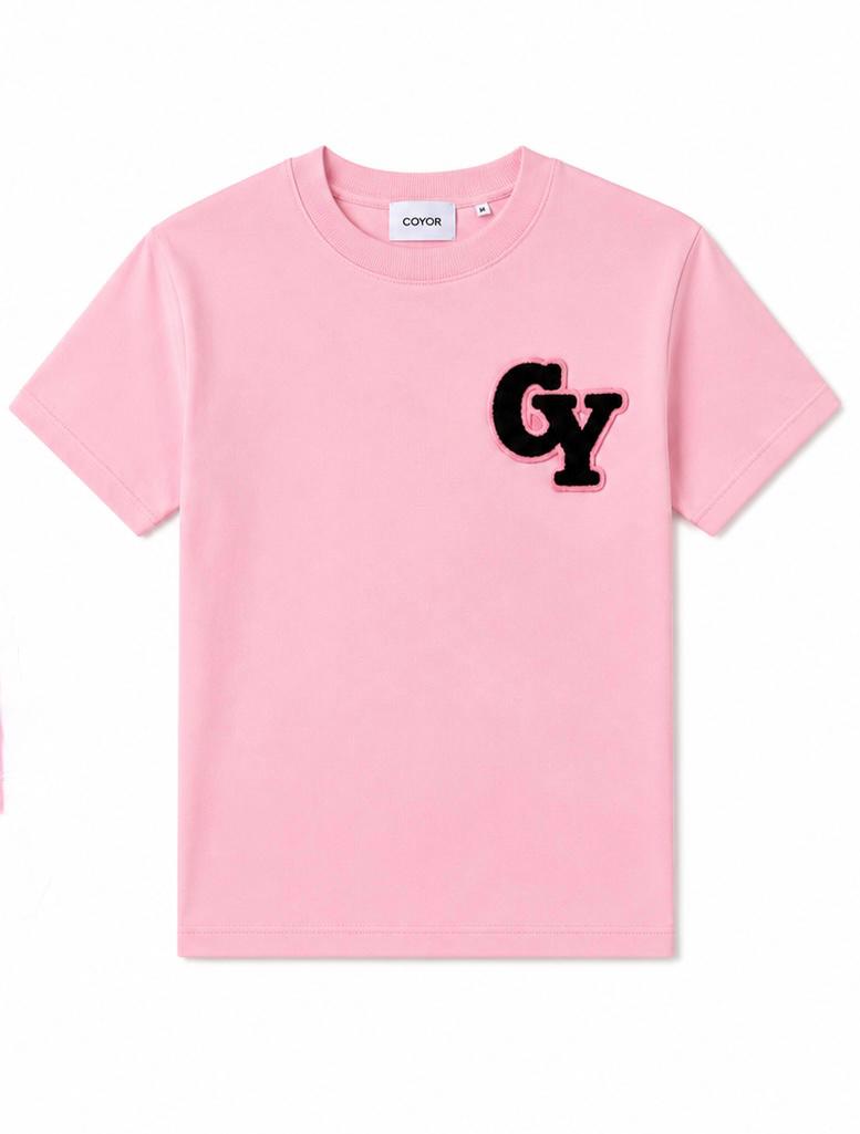 chenille varsity Set Baby Pink