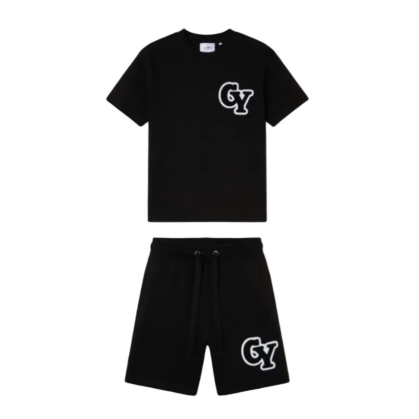 chenille varsity Set Black