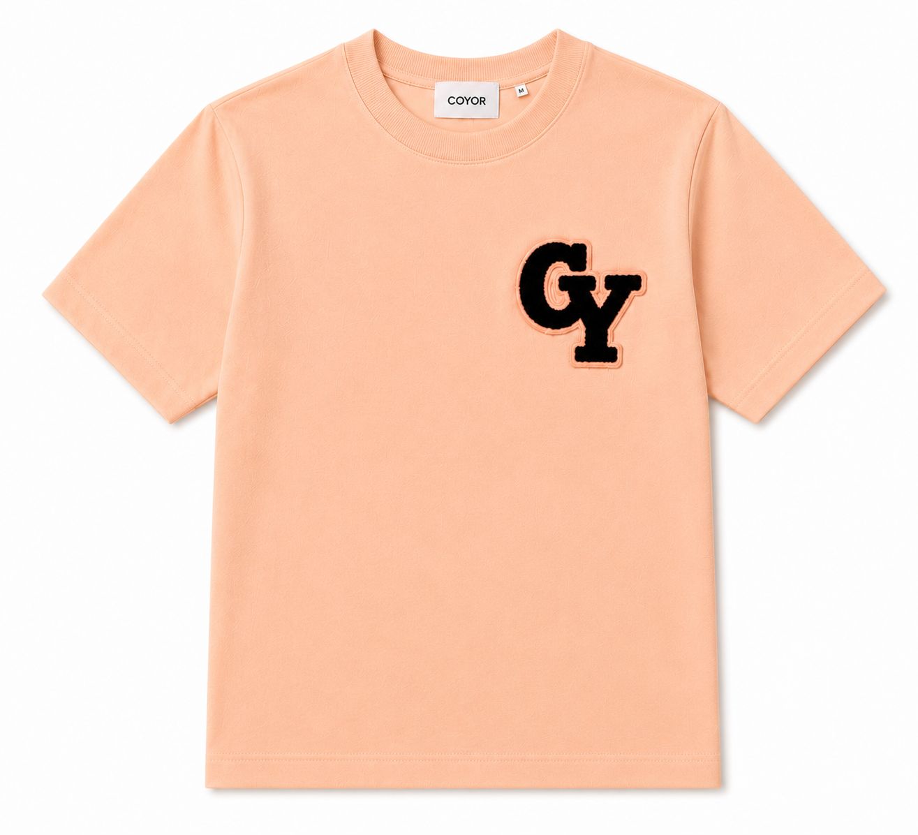 chenille varsity Set pastel peach